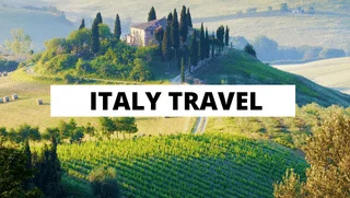 Italy Travel Button with link to ITaly Travel