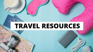 Tracel Resources Button with link to Travel Resources